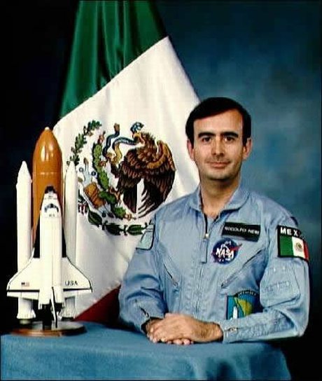 První mexický astronaut Neri Vela Rodolfo.